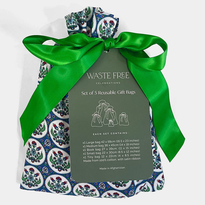 Waste Free Celebrations Eid Mubarak Reusable Gift Bag Set