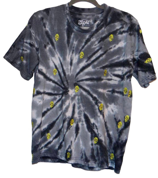Eighty Eight Brand Tie Dye Melting Smilies T Shirt   Small0