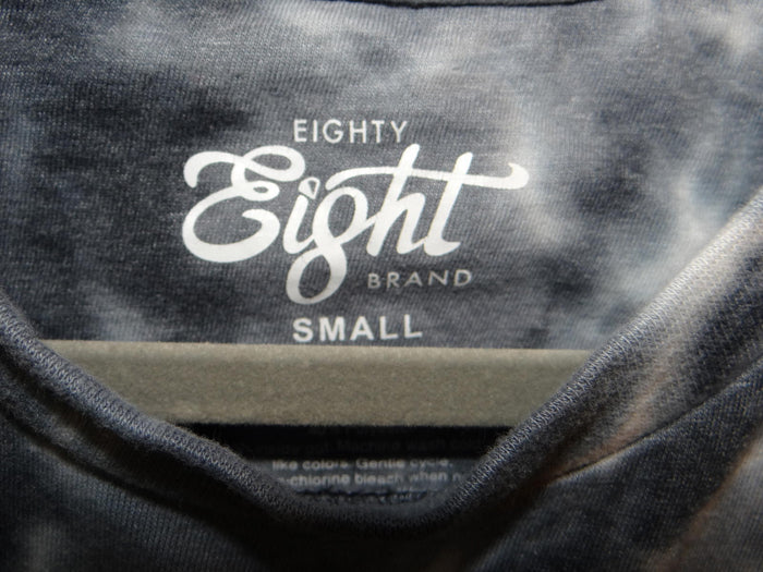 Eighty Eight Brand Tie Dye Melting Smilies T Shirt   Small1