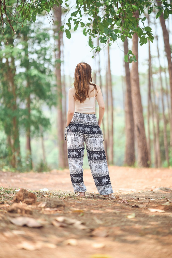 Elephant Forest Harem Pants - Lannaclothesdesign Shop