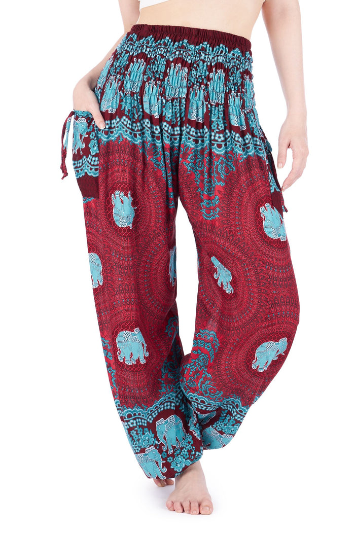 Elephant Rose Harem pants - Lannaclothesdesign Shop