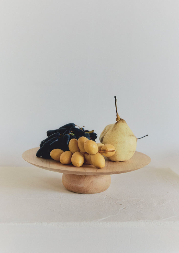 Elise McLauchlan Maple Cake Stand | Natural