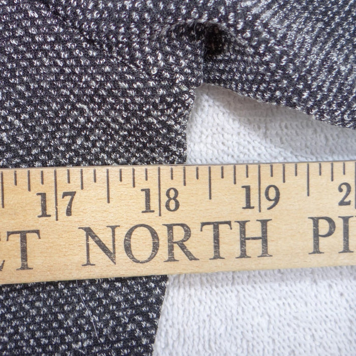 Emma James Petite Grey Textured Zip Up Jacket Liz Claiborne Size P4