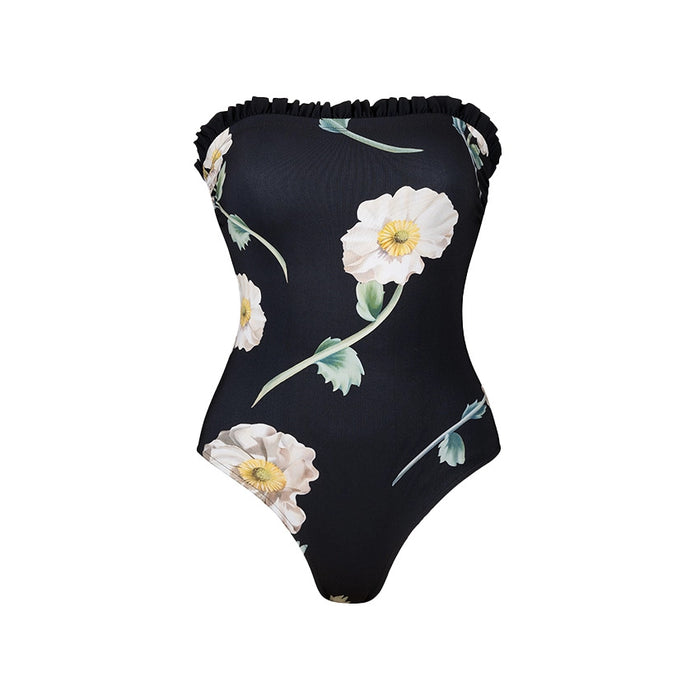 Enigma Tube Swimsuit Set - Black