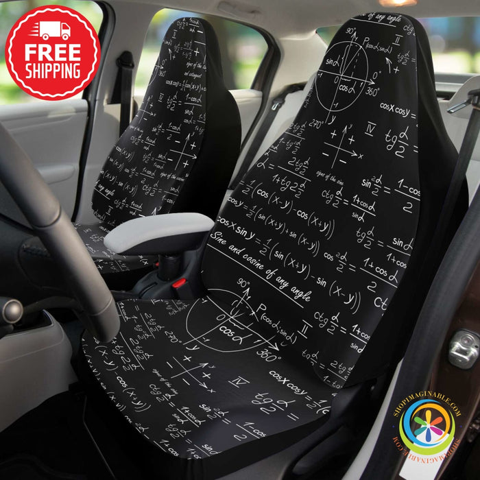 Epic Math Equations Car Seat Covers-ShopImaginable.com