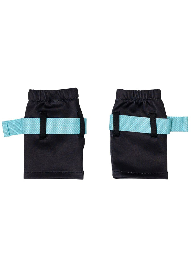 ACDC Rag Error Code Cyberpunk Tech Black Blue Arm Warmer — back view