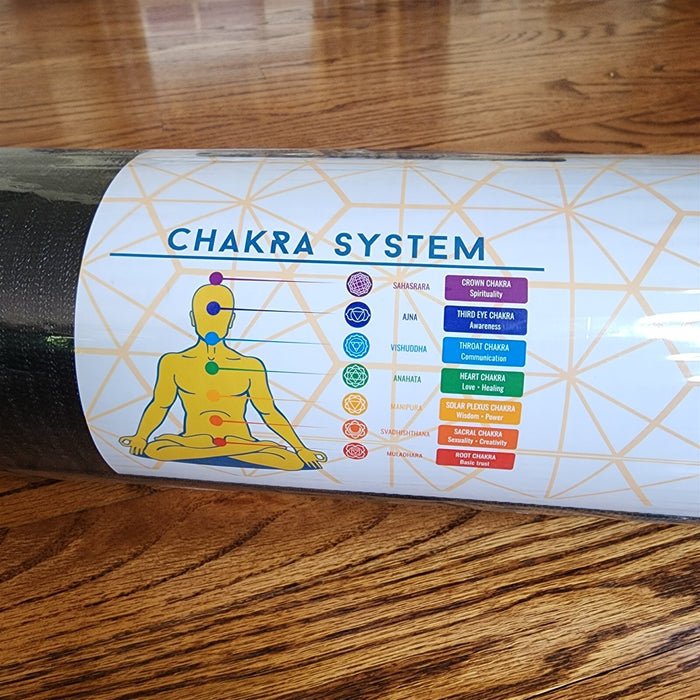 Exercise Yoga Mat Black Non Slip At 72" X 24" X 6Mm Thickness & Carrying Strap