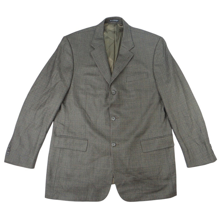 Famous Brands SK Wool Plaid Blazer Jacket Blazer0