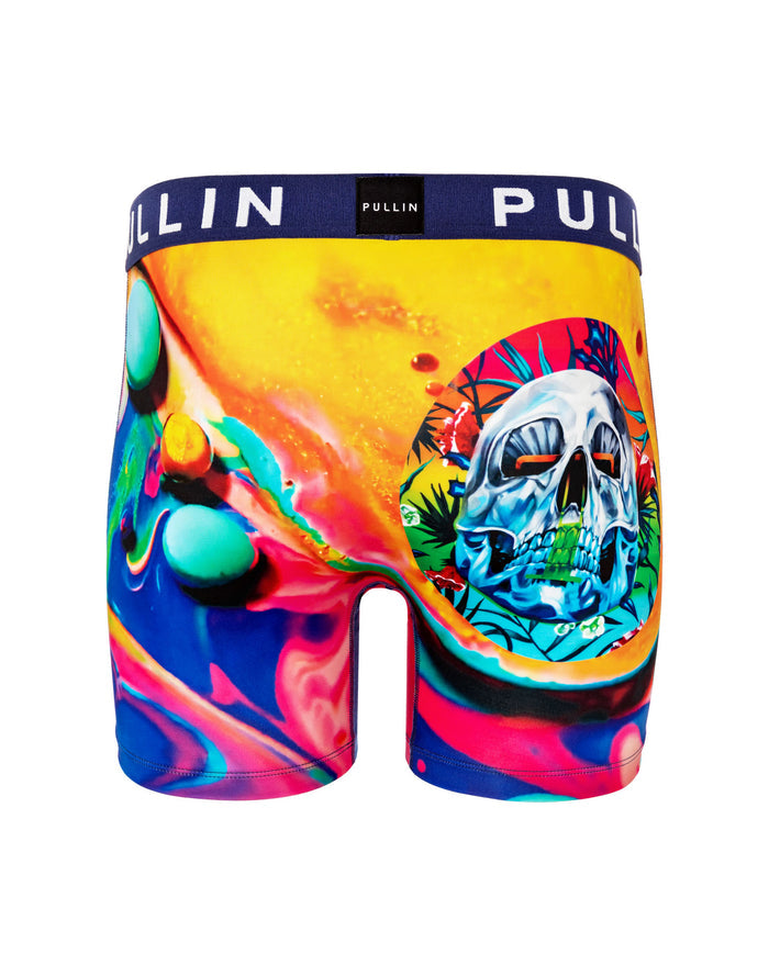 boxer long colorskull PULLIN en lycra