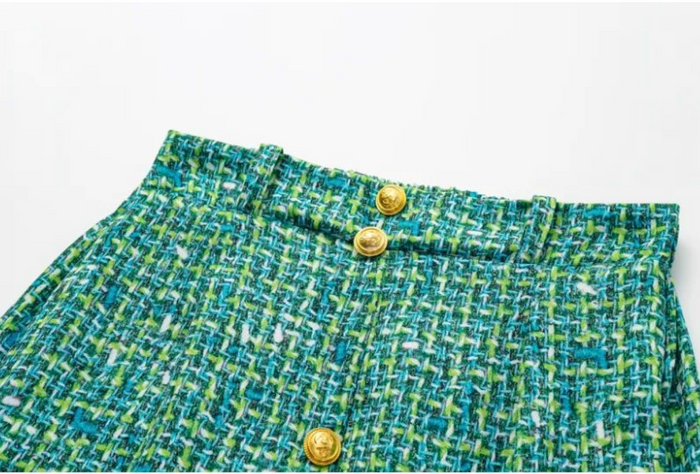 Fern Swimsuit Skirt  - Green