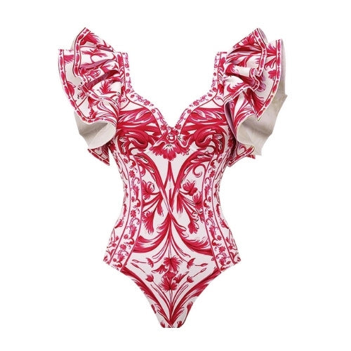 Fiamma Swimsuit Set  - Red
