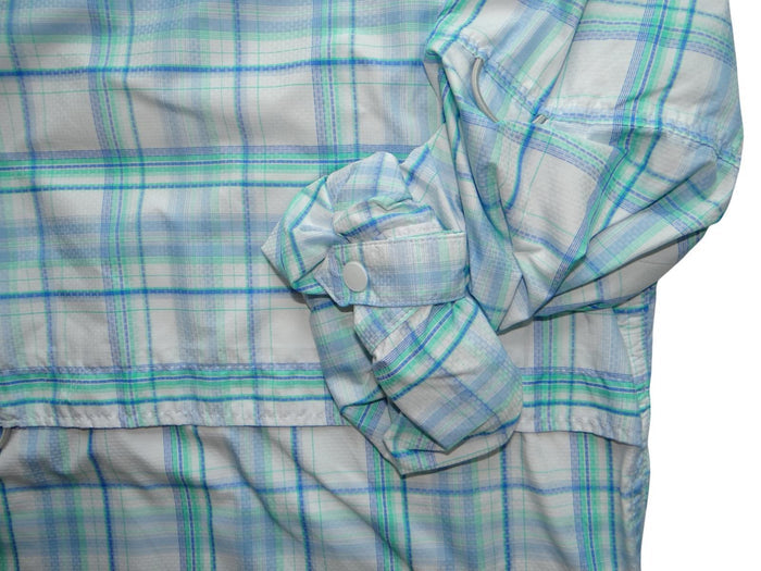 Field & Stream Men's Plaid Long Sleeve Shirt   Blue & Green3