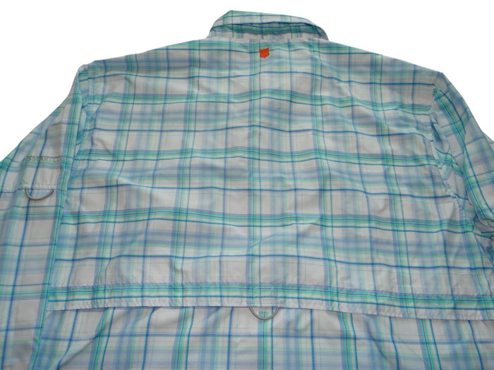 Field & Stream Men's Plaid Long Sleeve Shirt   Blue & Green4