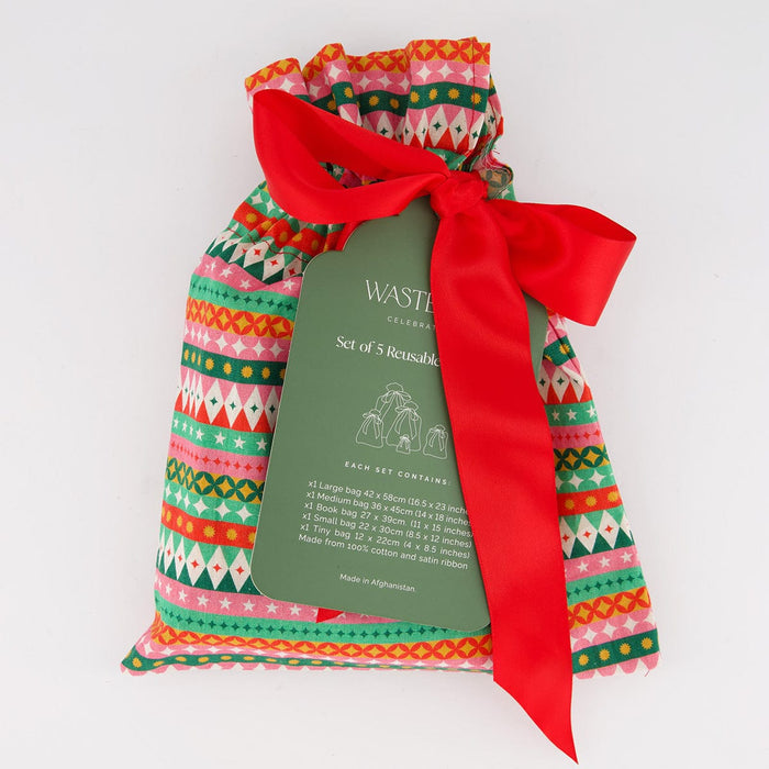 Waste Free Celebrations Fiesta (Reusable Gift Bag Set)