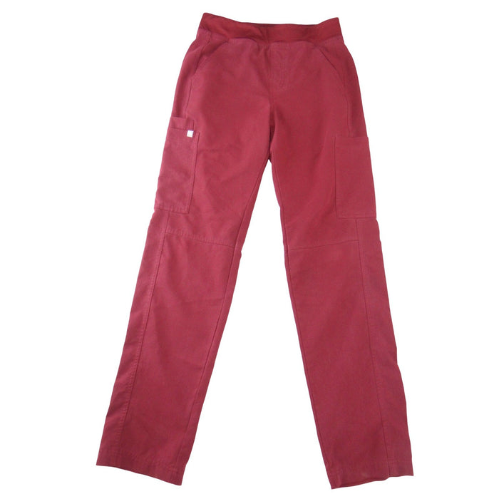 FIGS Technical Collection  Burgundy Cargo Scrub Pants Women XS Straight Leg0