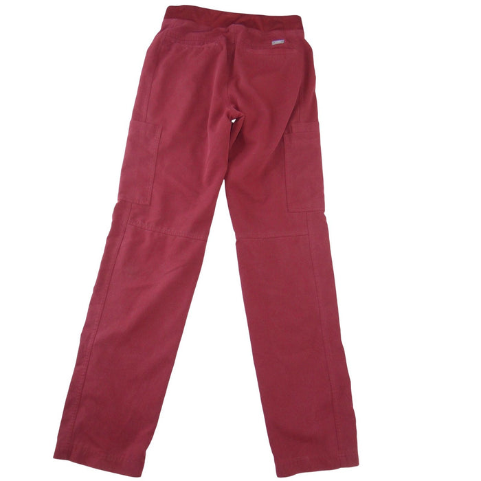 FIGS Technical Collection  Burgundy Cargo Scrub Pants Women XS Straight Leg3
