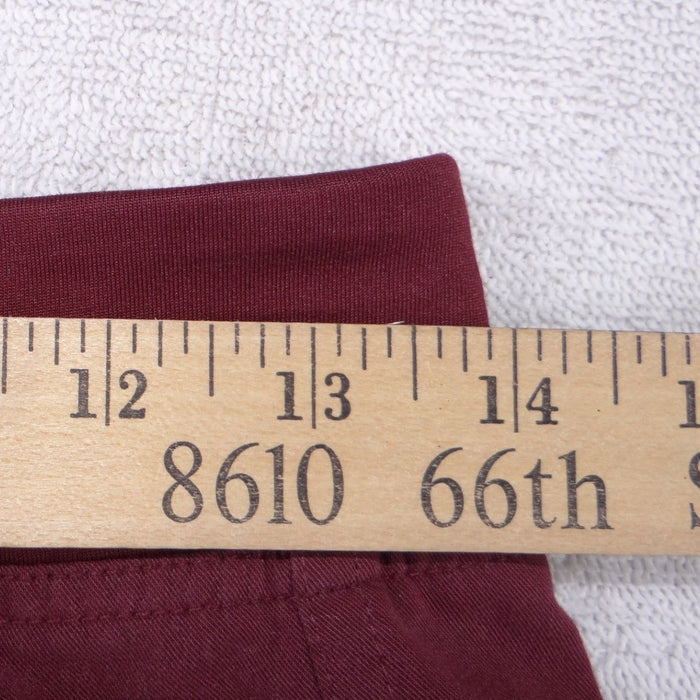 FIGS Technical Collection  Burgundy Cargo Scrub Pants Women XS Straight Leg6