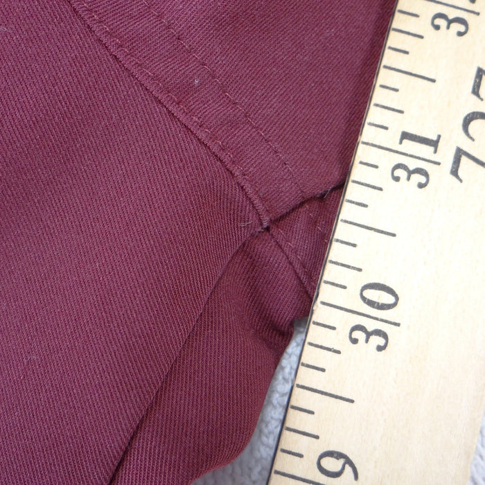 FIGS Technical Collection  Burgundy Cargo Scrub Pants Women XS Straight Leg7