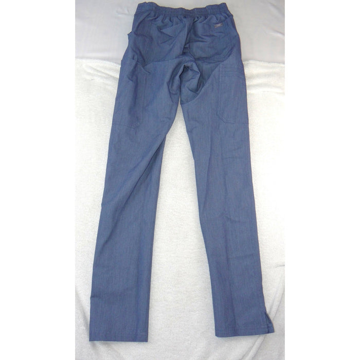 FIGS Technical Collection Heather Blue Cargo Scrub Pants TW2000T XXS Tall Mens1
