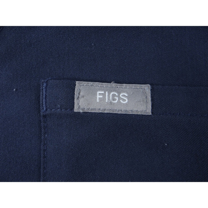 FIGS Technical Collection Navy Blue V Neck Scrub Top Womens XS Chest Pocket3