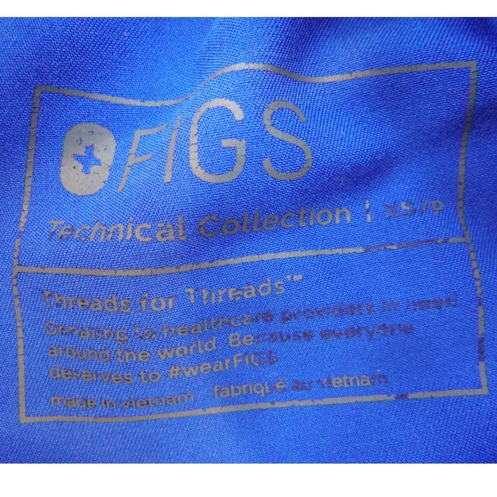 FIGS Technical Collection Royal Blue Scrub Jogger Pants Womens XS1