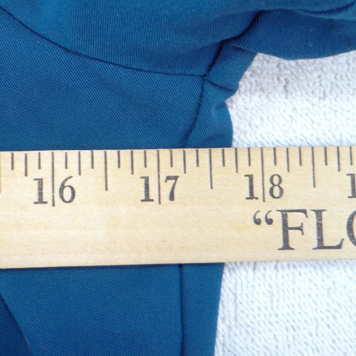 FIGS Technical Collection Womens XXS V Neck Scrub Top Teal Blue Short Sleeve5