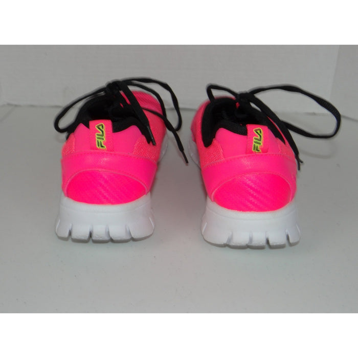 Fila Womens Neon Pink Athletic Running Shoes Sneakers 5SR20349 666 Size 9.56