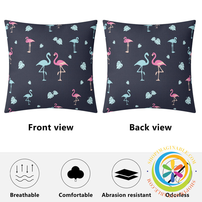Flamingo Love Pillow Cover Pillow Cover