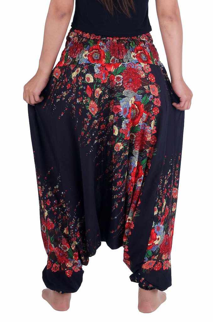 Floral Harem Pants - Lannaclothesdesign Shop