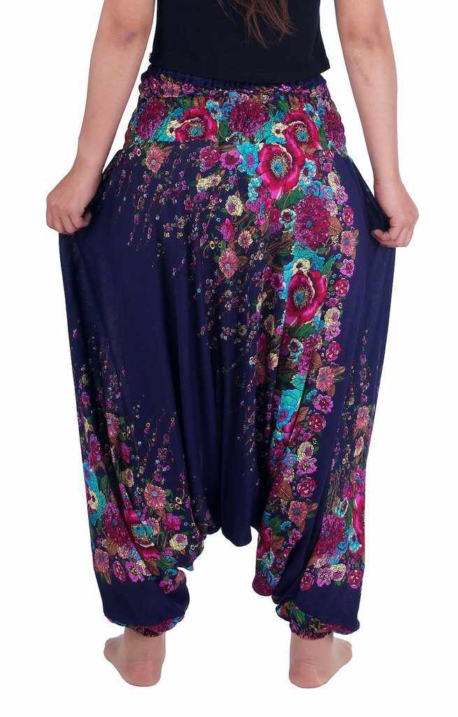 Floral Harem Pants - Lannaclothesdesign Shop