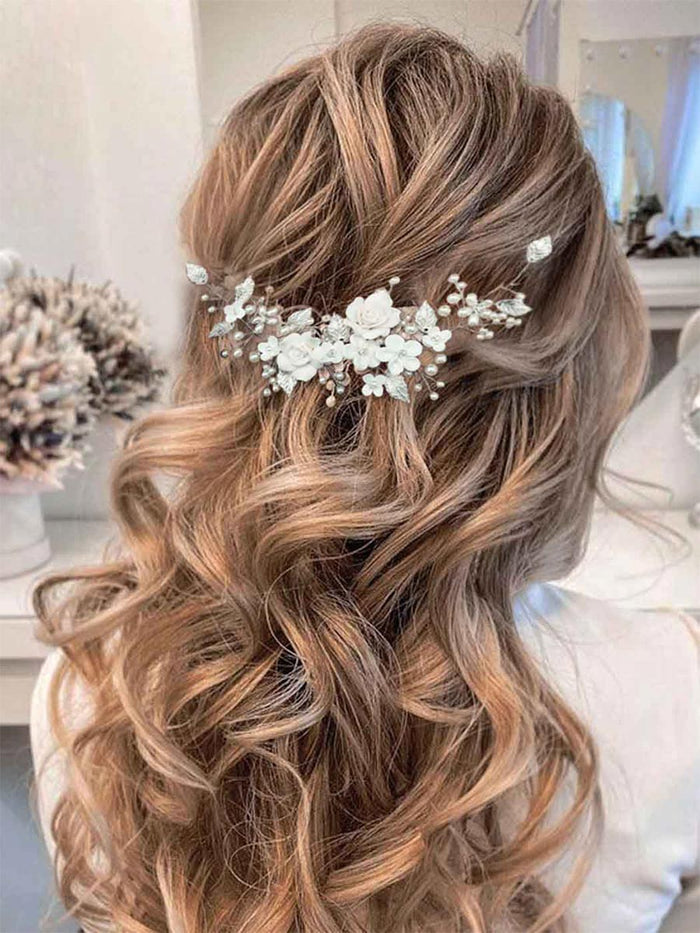 Flower Vine Pearl Headdress