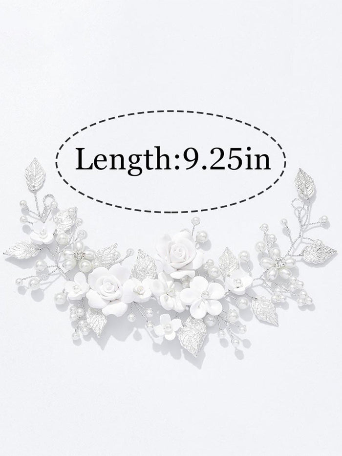 Flower Vine Pearl Headdress