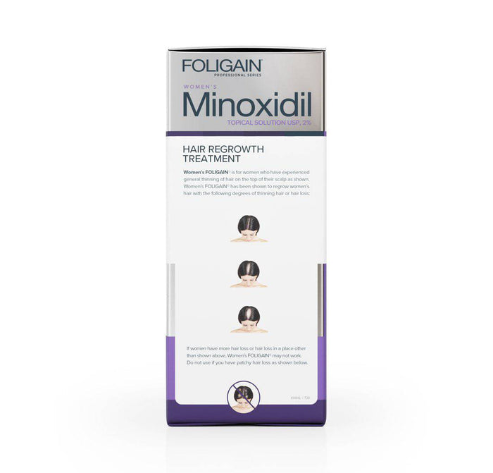 FOLIGAIN® Minoxidil 2% Hair Regrowth Treatment For Women 12 Month Supply