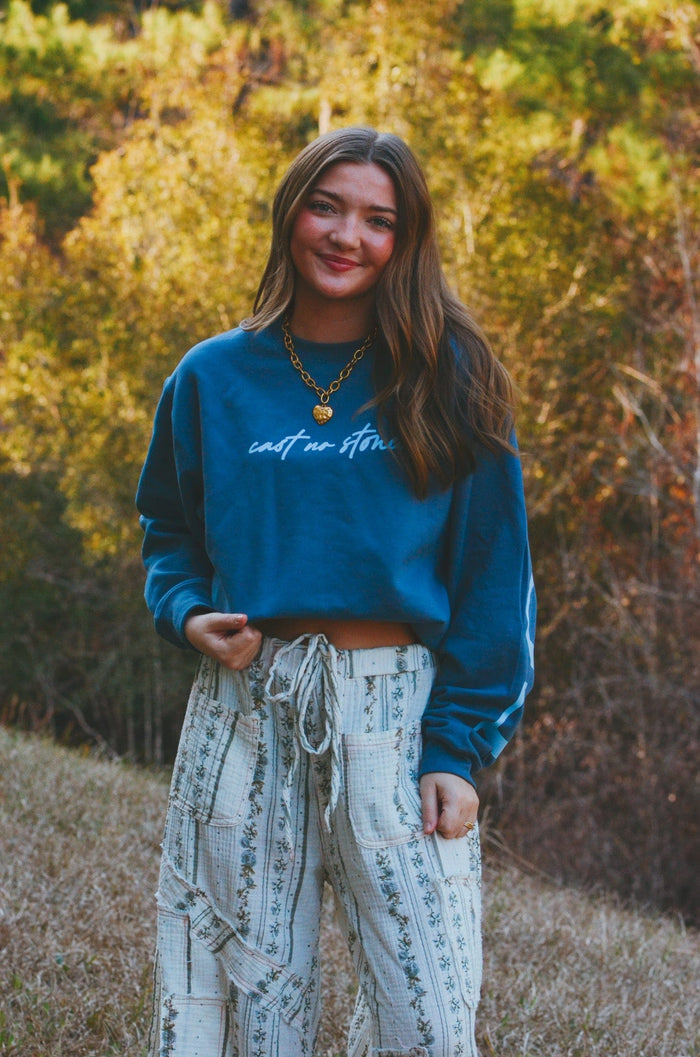 Forgiven Blue Sweatshirt