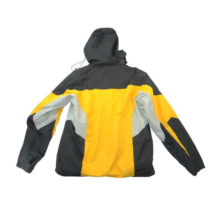 Free Country FCXtreme Mens Yellow Grey Hooded Ski Jacket Fleece Lined Small3