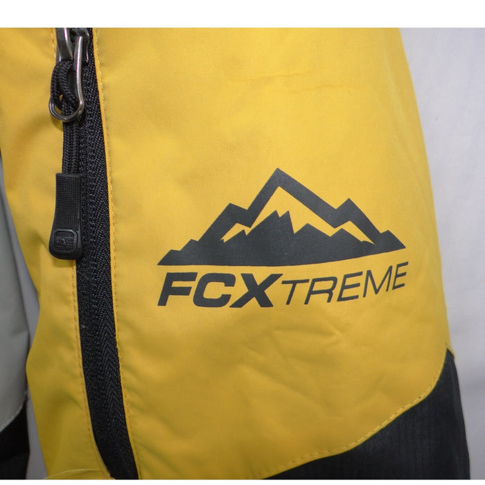 Free Country FCXtreme Mens Yellow Grey Hooded Ski Jacket Fleece Lined Small6