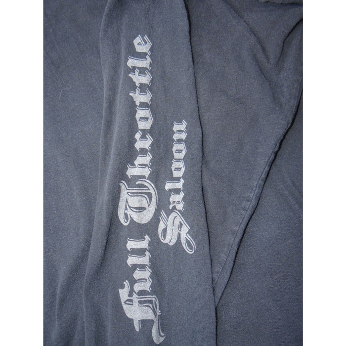 Full Throttle Saloon Sturgis Biker Graphic Long Sleeve T Shirt Black Mens 3XL4