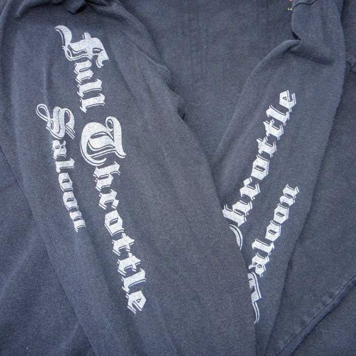 Full Throttle Saloon Sturgis Biker Graphic Long Sleeve T Shirt Black Mens 3XL5