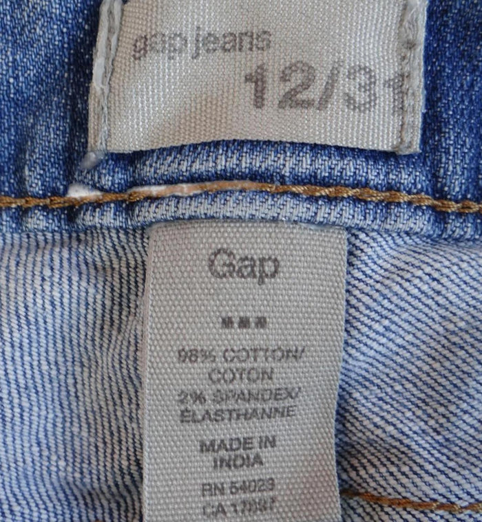 Gap Women's Light Blue Denim Shorts   Size 12/312