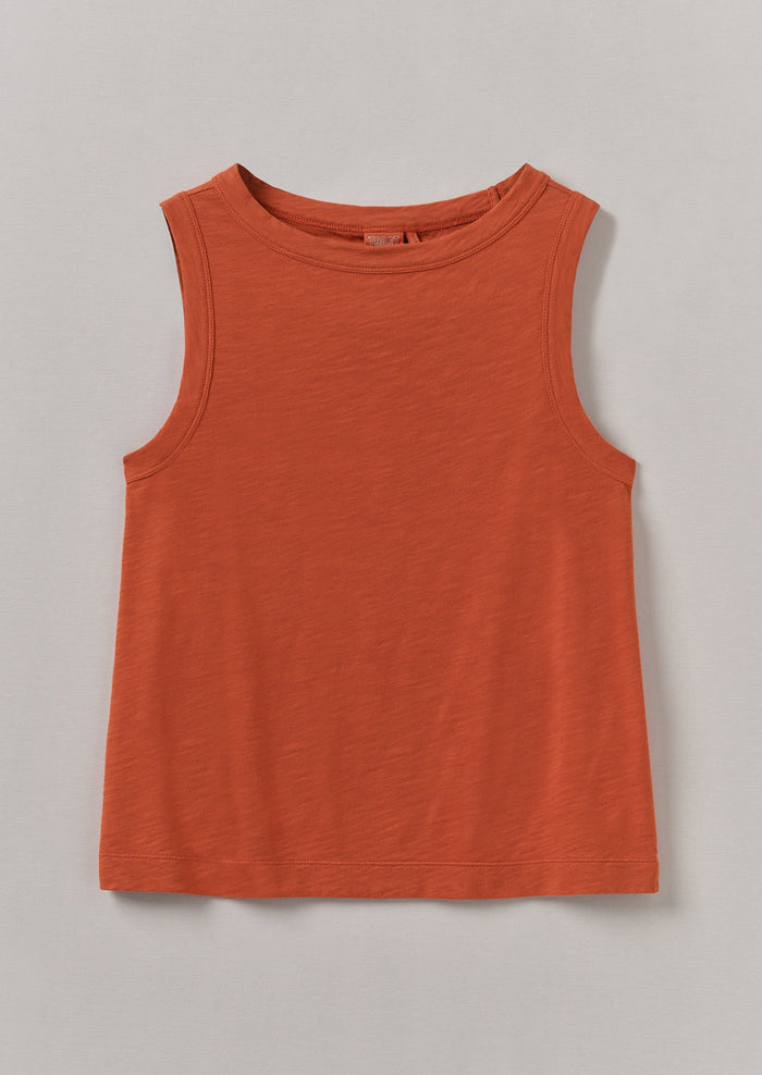 Garment Dyed Cotton Tank Top | Ginger Nut