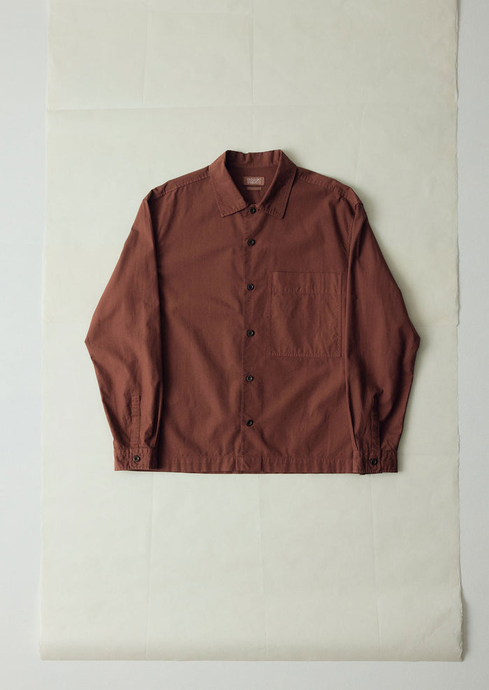 Garment Dyed Oxford Shirt | Cinnamon