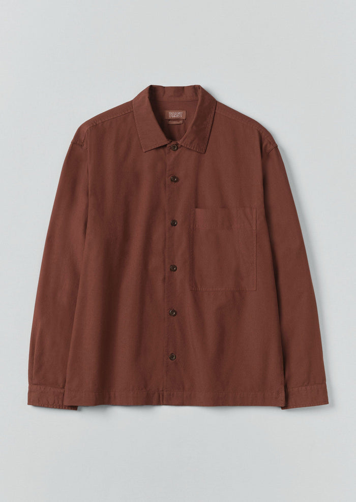 Garment Dyed Oxford Shirt | Cinnamon