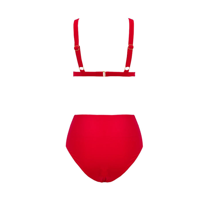 Garnet Glow Bikini  - Red