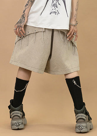 Gedraji Cryptid Corpse Beige Cargo Shorts