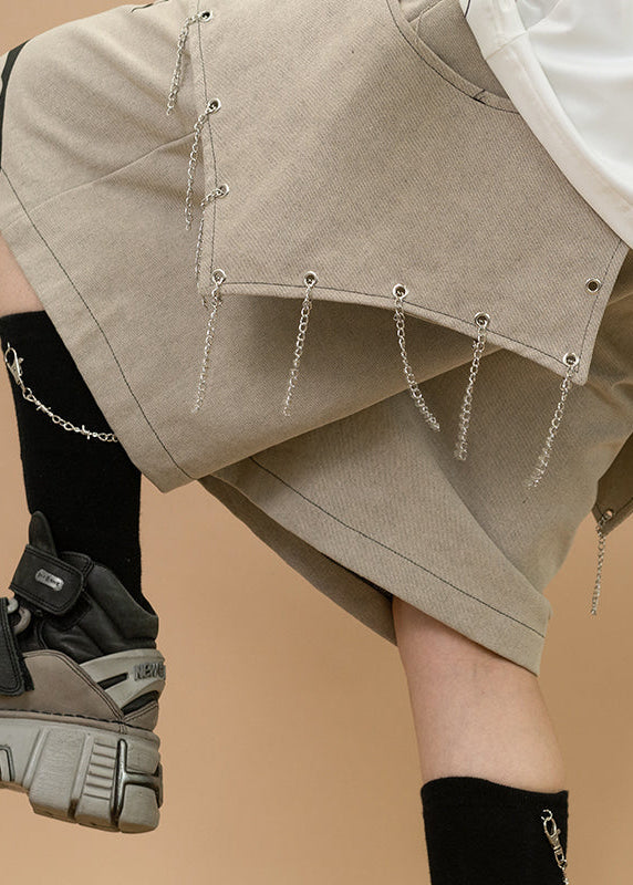 Gedraji Cryptid Corpse Beige Cargo Shorts
