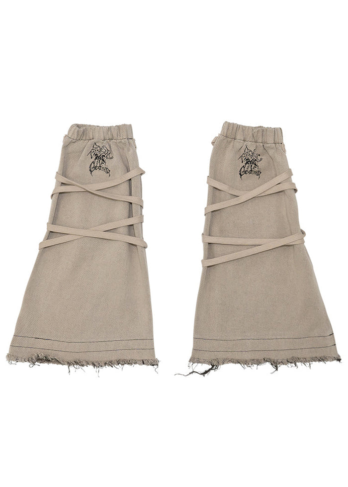 Gedraji Cryptid Corpse Beige Leg Warmer