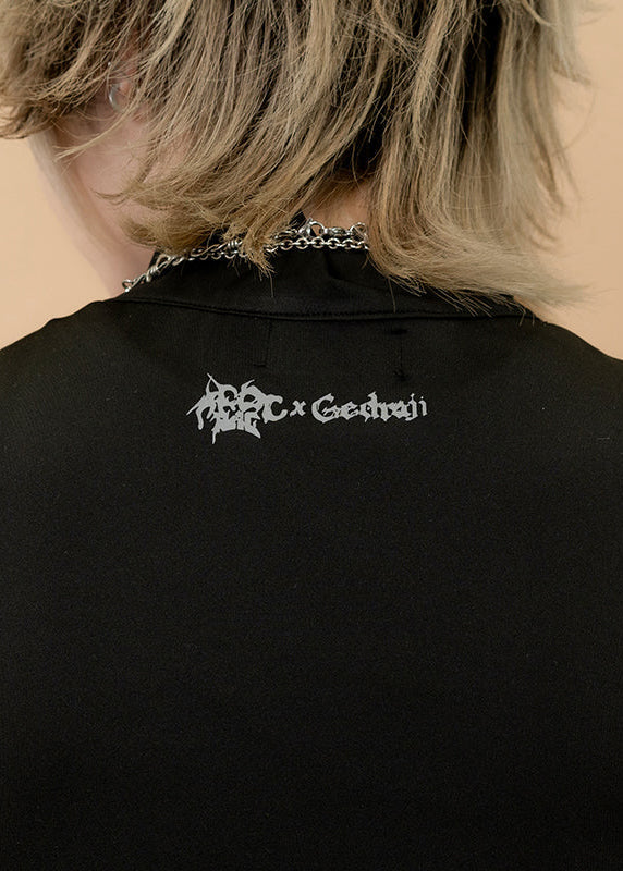 Gedraji Cryptid Corpse Black Sleeveless Vest Top