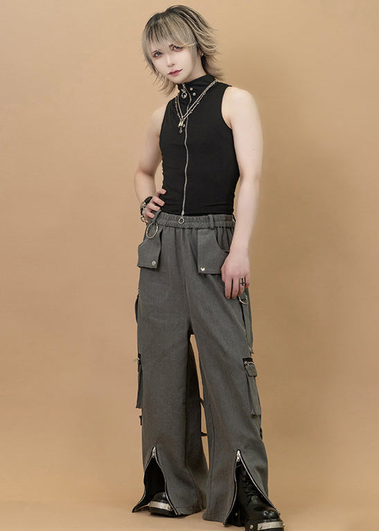 Gedraji Cryptid Corpse Black Sleeveless Vest Top