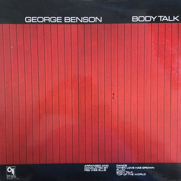 George Benson - Body Talk (LP) [US] 1st