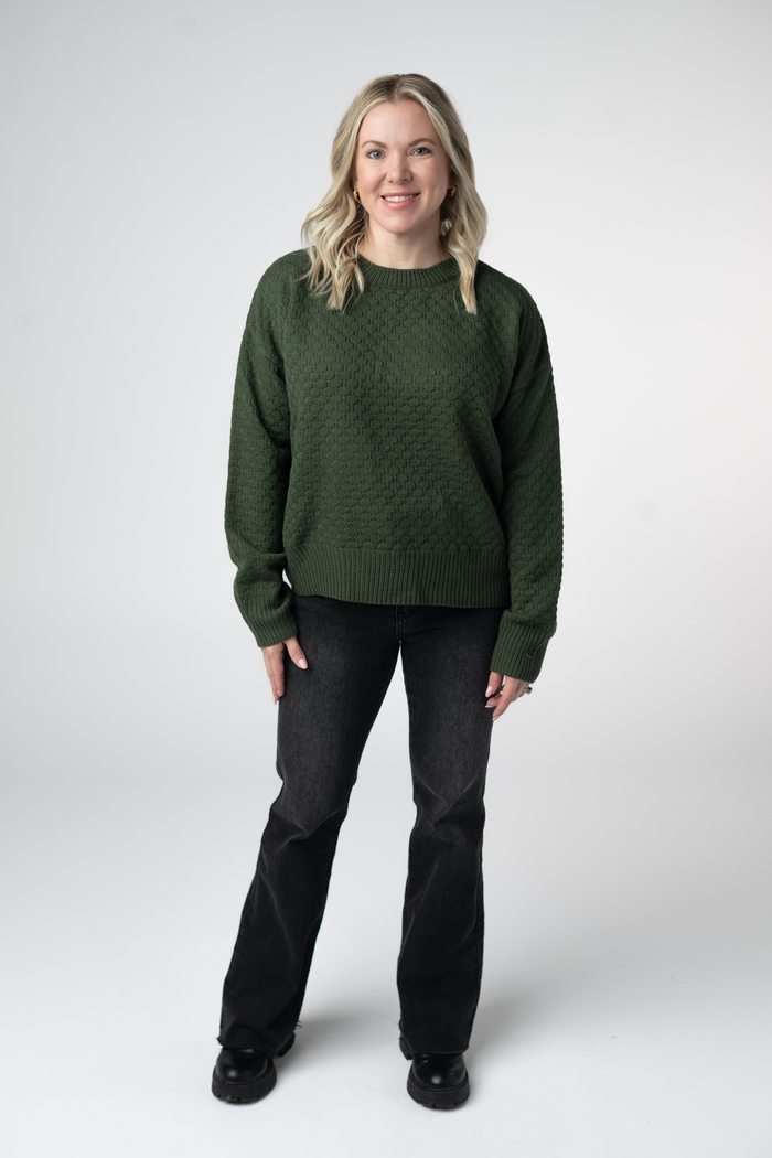 Gianna Pullover Sweater - Olive